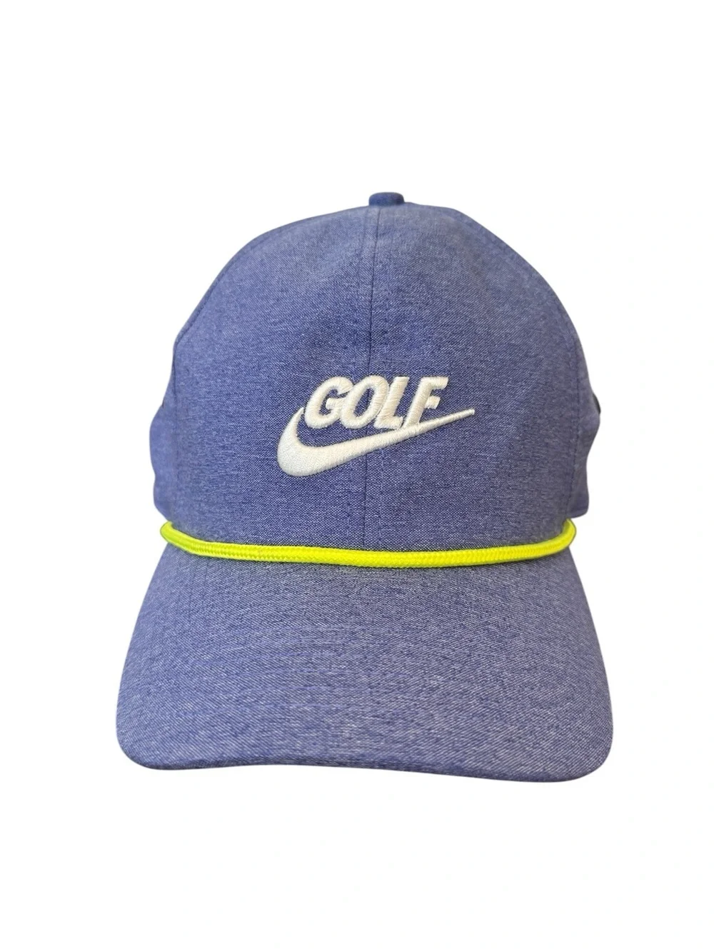Nike Golf Hat Classic 99 Adjustable Dri-Fit One Size Fits Most Blue/White
